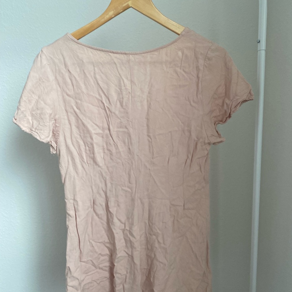 Steve Madden Blush Button-Down Romper - image 3